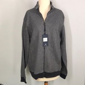 NWT RAINFOREST Charcoal Grey Lightweight Zip Up Jacket